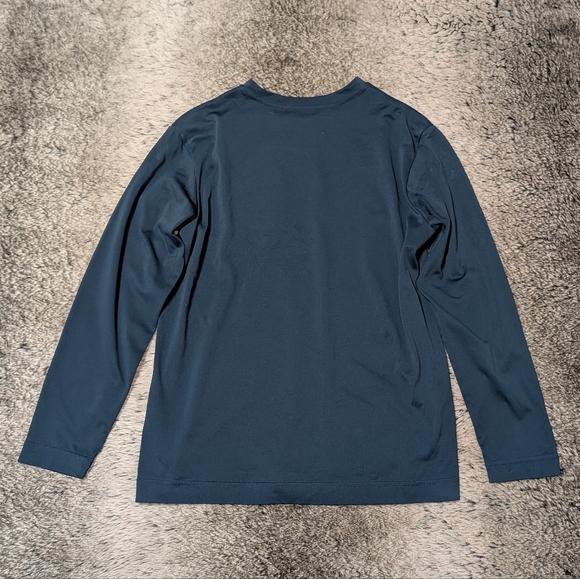 Patagonia Boys' Long Sleeve Capilene Cool Daily Shirt Navy Medium 10 - Picture 3 of 5